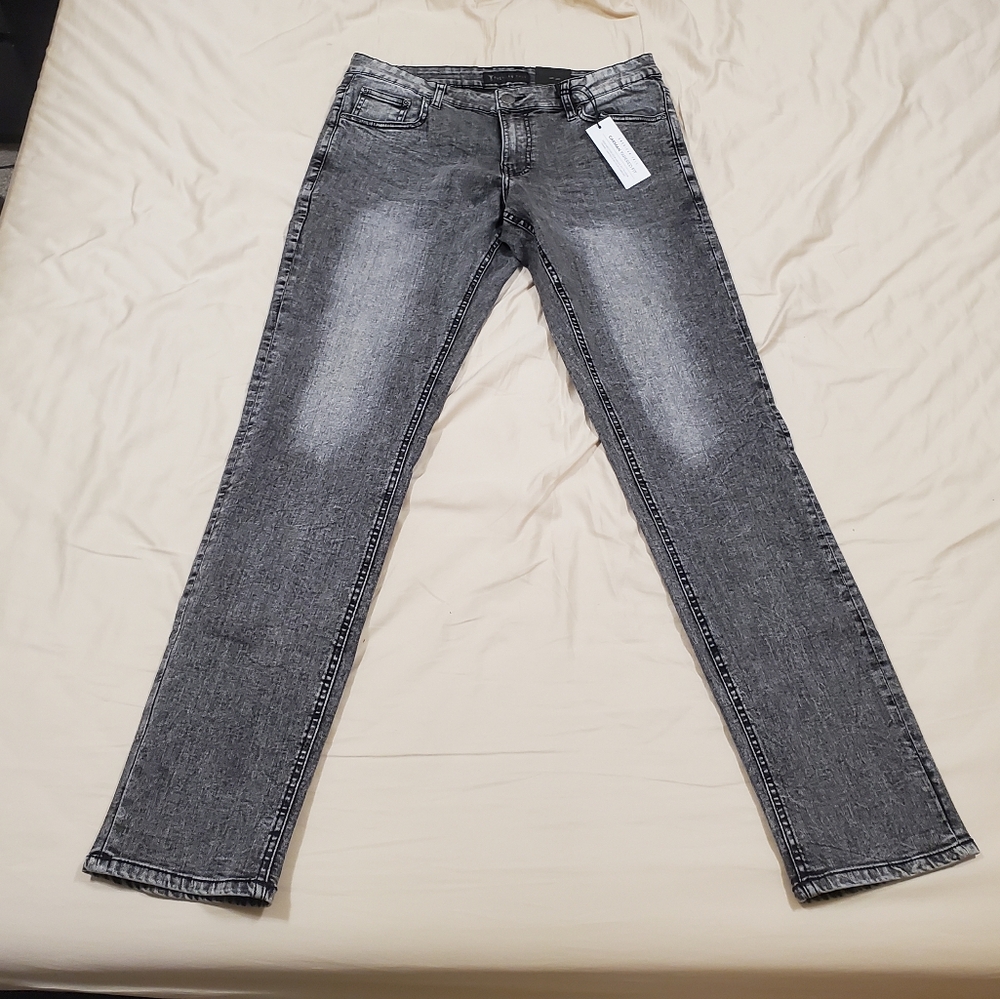 American Tall Carman Tapered Fit Jeans In Dark Gray 32/36